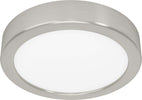 Plafoniera-Moderna-Fueva-5-In-Acciaio-Nichel-Satinato-Led-Integrato-11W-Ip20