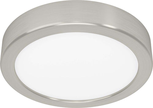 Plafoniera-Moderna-Fueva-5-In-Acciaio-Nichel-Satinato-Led-Integrato-11W-Ip20
