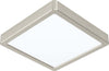 Plafoniera-Moderna-Fueva-5-In-Acciaio-Nichel-Satinato-Led-Integrato-17W-Ip20