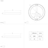 Plafoniera-Moderna-Fueva-5-In-Acciaio-Nichel-Satinato-Led-Integrato-20,5W