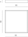 Plafoniera-moderna-Gea-Luce-AOI-PG-B-LED-alluminio-metacrilato-lampada-soffitto