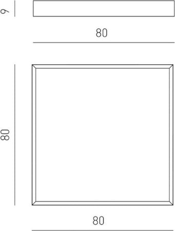 Plafoniera-moderna-Gea-Luce-AOI-PG-N-LED-alluminio-metacrilato-lampada-soffitto