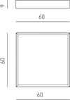 Plafoniera-moderna-Gea-Luce-AOI-PM-N-LED-alluminio-metacrilato-lampada-soffitto