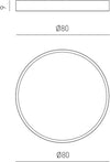 Plafoniera-moderna-Gea-Luce-AVA-PG-B-LED-alluminio-metacrilato-lampada-soffitto