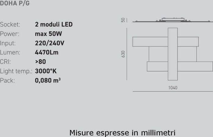 Plafoniera-moderna-Gea-Luce-DOHA-PG-LED-50W-220V-alluminio-metacrilato-lampada-soffitto