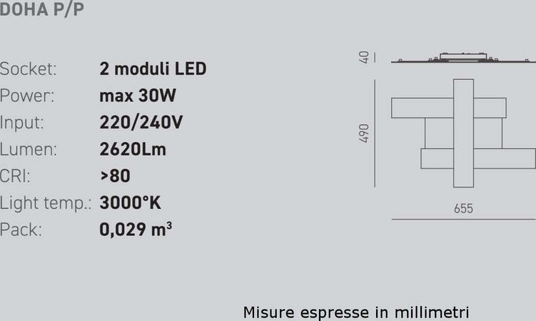 Plafoniera-moderna-Gea-Luce-DOHA-PP-LED-30W-220V-alluminio-metacrilato-lampada-soffitto