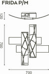 Plafoniera-moderna-Gea-Luce-FRIDA-PM-E27-LED-vetro-lampada-soffitto
