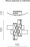 Plafoniera-moderna-Gea-Luce-FRIDA-PP-E27-LED-vetro-lampada-soffitto