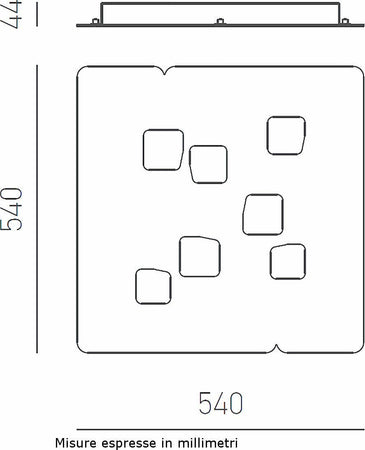 Plafoniera-moderna-Gea-luce-GISELLE-PG-Gx53-LED-alluminio-lampada-soffitto