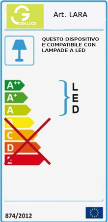 Plafoniera-moderna-Gea-Luce-LARA-PG-E27-LED-vetro-lampada-soffitto