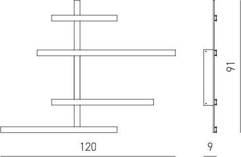 Plafoniera-moderna-Gea-Luce-RAKE-AXL-70.2W-LED-dimmerabile-alluminio-lampada-soffitto-parete