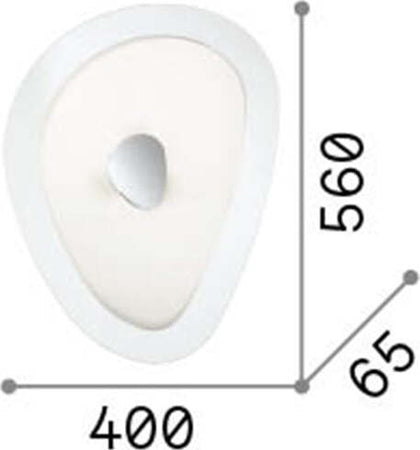 Plafoniera-Moderna-Geko-Metallo-Bianco-4-Luci-E27