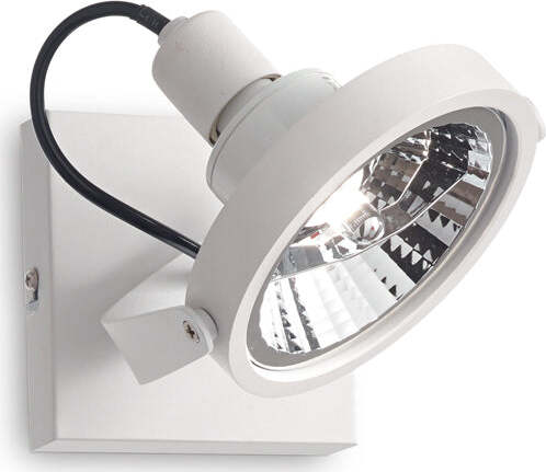 Plafoniera-Moderna-Glim-Metallo-Bianco-1-Luce-Gu10-10W-3000K-Luce-Calda