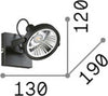 Plafoniera-Moderna-Glim-Metallo-Bianco-1-Luce-Gu10-10W-3000K-Luce-Calda