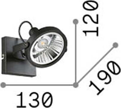 Plafoniera-Moderna-Glim-Metallo-Bianco-1-Luce-Gu10-10W-3000K-Luce-Calda