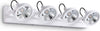 Plafoniera-Moderna-Glim-Metallo-Bianco-4X10W-Gu10-3000K-Luce-Calda