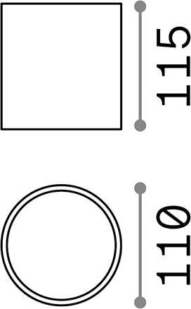 Plafoniera-Moderna-Gun-Alluminio-Antracite-1-Luce-Gu10