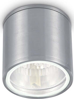 Plafoniera-Moderna-Gun-Alluminio-Cromo-1-Luce-Gu10