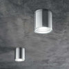 Plafoniera-Moderna-Gun-Alluminio-Cromo-1-Luce-Gu10