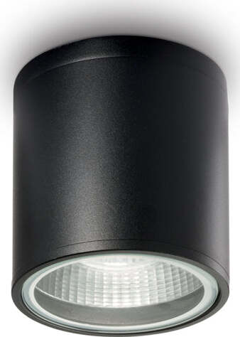 Plafoniera-Moderna-Gun-Alluminio-Nero-1-Luce-Gu10