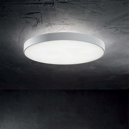 Plafoniera-Moderna-Halo-Alluminio-Bianco-Led-32W-3000K-Luce-Calda