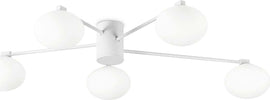 Plafoniera-Moderna-Hermes-Metallo-Bianco-5-Luci-G9-28W-3000K-Ip20