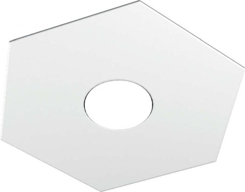 Plafoniera-Moderna-Hexagon-Metallo-Bianco-1-Luce-Led-12W