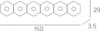 Plafoniera-Moderna-Hexagon-Metallo-Bianco-6-Luci-Led-12X6W
