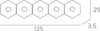Plafoniera-Moderna-Hexagon-Metallo-Sabbia-5-Luci-Led-12X5W