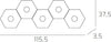 Plafoniera-Moderna-Hexagon-Metallo-Sabbia-5-Luci-Led-12X5W