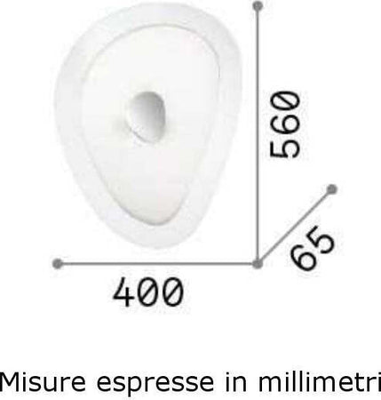 Plafoniera-moderna-Ideal-Lux-GEKO-PL4-116112-E27-LED-vetro-lampada-soffitto-parete