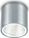 Plafoniera-moderna-Ideal-Lux-GUN-PL1-GU10-LED-IP44-alluminio-moderno-esterno-lampada-soffitto-cilindro