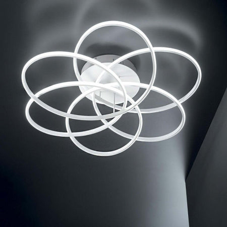 Plafoniera-moderna-Ideal-Lux-KAROL-227832-LED-metallo-lampada-soffitto