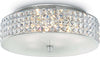 Plafoniera-moderna-Ideal-Lux-ROMA-PL6-000657-G9-LED-vetro-cristallo-lampada-soffitto