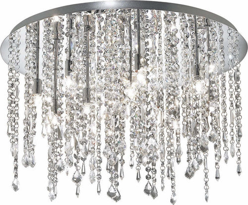 Plafoniera-moderna-Ideal-Lux-ROYAL-PL12-053004-G9-LED-metallo-cristallo-lampada-soffitto