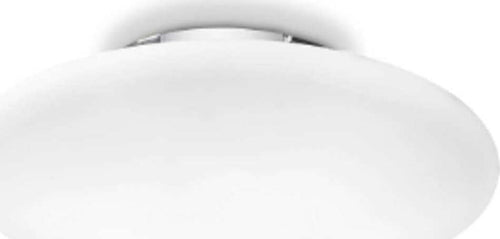 Plafoniera-moderna-Ideal-Lux-SMARTIES-BIANCO-PL3-032023-E27-LED-vetro-lampada-soffitto