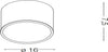 Plafoniera-moderna-Ideal-Lux-URANO-PL1-BIG-168135-168050-GX53-LED-IP44-alluminio-lampada-parete-soffitto