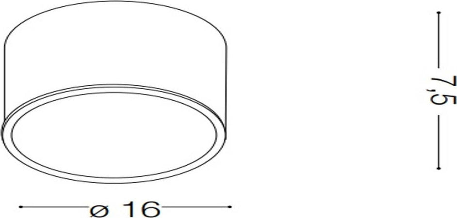 Plafoniera-moderna-Ideal-Lux-URANO-PL1-BIG-168135-168050-GX53-LED-IP44-alluminio-lampada-parete-soffitto