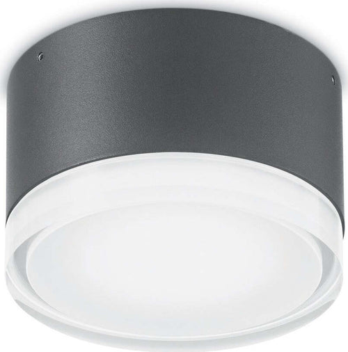 Plafoniera-moderna-Ideal-Lux-URANO-PL1-SMALL-168111-168036-GX53-LED-IP44-alluminio-lampada-parete-soffitto