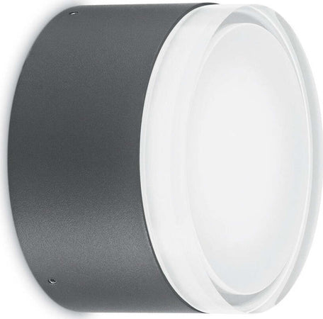 Plafoniera-moderna-Ideal-Lux-URANO-PL1-SMALL-168111-168036-GX53-LED-IP44-alluminio-lampada-parete-soffitto