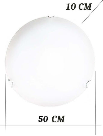 Plafoniera-moderna-Illuminando-BIANCA-PLBIANCA50-E27-LED-vetro-lampada-soffitto