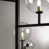 Plafoniera-moderna-Illuminando-BOLLE-PL-4-NR-G9-LED-metallo-vetro-lampada-soffitto