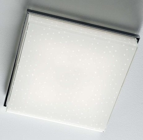 Plafoniera-moderna-Illuminando-BRILLA-PL-G-LED-lampada-soffitto-vetro-bianco-lucido-cielo-stellato-quadrata-35W-3150LM-3000°K