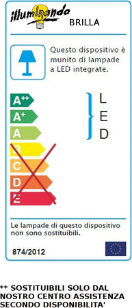 Plafoniera-moderna-Illuminando-BRILLA-PL-G-LED-lampada-soffitto-vetro-bianco-lucido-cielo-stellato-quadrata-35W-3150LM-3000°K