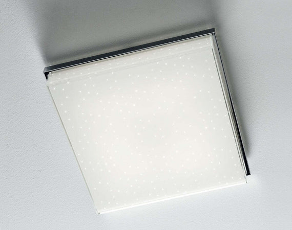 Plafoniera-moderna-Illuminando-BRILLA-PL-M-LED-lampada-soffitto-vetro-bianco-lucido-cielo-stellato-quadrata-22W-1980LM-3000°K