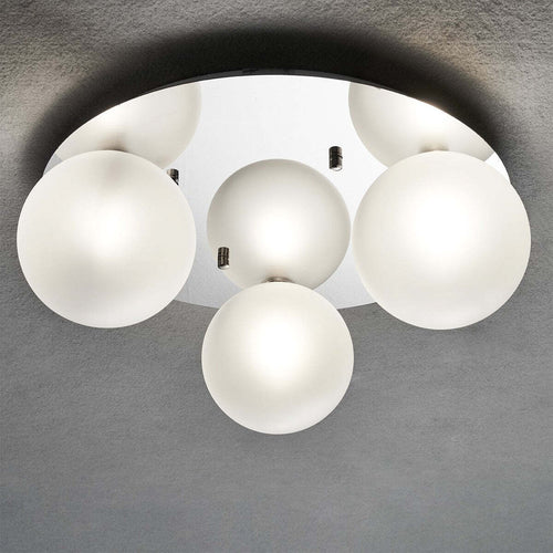 Plafoniera-moderna-Illuminando-PALLINA-PALLITO3CRST-G9-LED-vetro-lampada-parete-soffitto