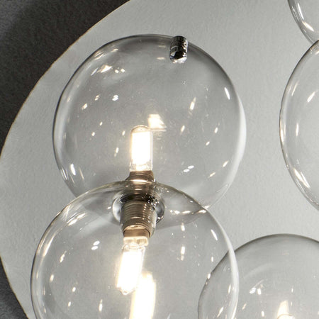 Plafoniera-moderna-Illuminando-PALLINA-PALLITO5CRTR-G9-LED-vetro-lampada-parete-soffitto