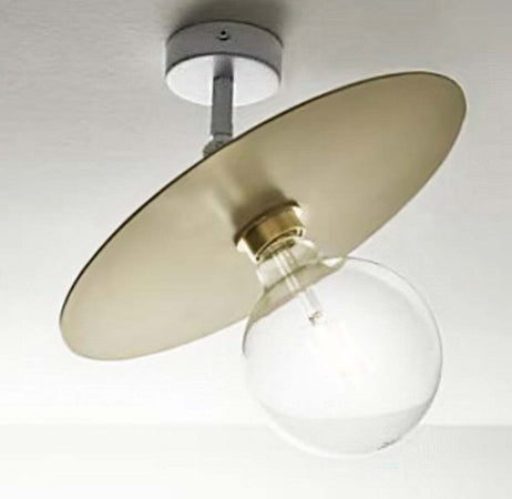 Plafoniera-moderna-Illuminando-PUB-PL1PUBBN+DISCO30SB-E27-LED-metallo-lampada-soffitto