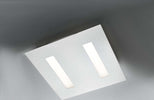 Plafoniera-moderna-Illuminando-THOR-PL-P-LED-lampada-soffitto-metallo-bianco-quadrata-interni-20W-1900LM-3000°K-35x35