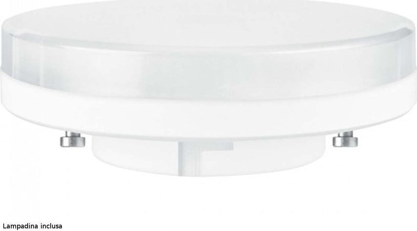 Plafoniera-moderna-Illuminando-UFO-PL3-GX53-LED-lampada-soffitto-metallo-bianco-sabbia-tonda